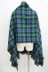 画像3: Jane Marple / Tartan check many wayストール  ブルー×グリーン H-26-01-25-048-JM-ZA-KB-ZH (3)