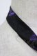 画像3: BPN / 蝶柄ジャガードネクタイ  黒×紫 H-26-01-25-050-GO-ZA-KB-ZH (3)