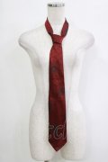 BPN / 蜘蛛の巣柄ネクタイ  赤 H-26-01-25-051-GO-ZA-KB-ZH