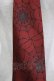 画像2: BPN / 蜘蛛の巣柄ネクタイ  赤 H-26-01-25-051-GO-ZA-KB-ZH (2)
