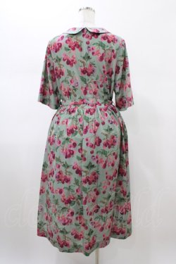 画像2: Jane Marple Dans Le Salon / Winter cherries day dress  ミント H-26-01-25-1025-JM-OP-KB-ZH