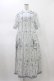 画像1: Jane Marple Dans Le Salon / Pale rosesリンクルドレス  ブルーグレー H-26-01-25-1026-JM-OP-KB-ZH (1)