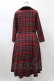 画像2: Jane Marple / Wool tartan dormitory dress  レッド H-26-01-25-1029-JM-OP-KB-ZH (2)