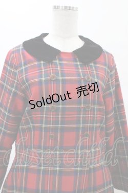 画像4: Jane Marple / Wool tartan dormitory dress  レッド H-26-01-25-1029-JM-OP-KB-ZH