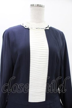 画像4: Jane Marple / ボイルとシフォンのコレットドレス  ネイビー H-26-01-25-1031-JM-OP-KB-ZH