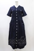 Jane Marple Dans Le Salon / Lace sailor dress  ネイビー H-26-01-25-1032-JM-OP-KB-ZH