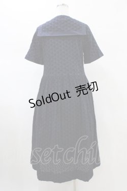 画像2: Jane Marple Dans Le Salon / Lace sailor dress  ネイビー H-26-01-25-1032-JM-OP-KB-ZH