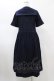画像2: Jane Marple Dans Le Salon / Lace sailor dress  ネイビー H-26-01-25-1032-JM-OP-KB-ZH (2)