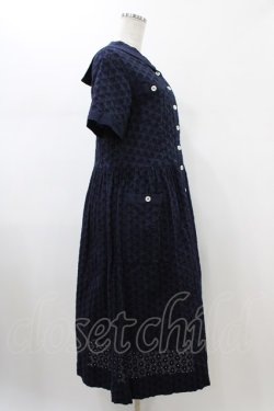 画像3: Jane Marple Dans Le Salon / Lace sailor dress  ネイビー H-26-01-25-1032-JM-OP-KB-ZH