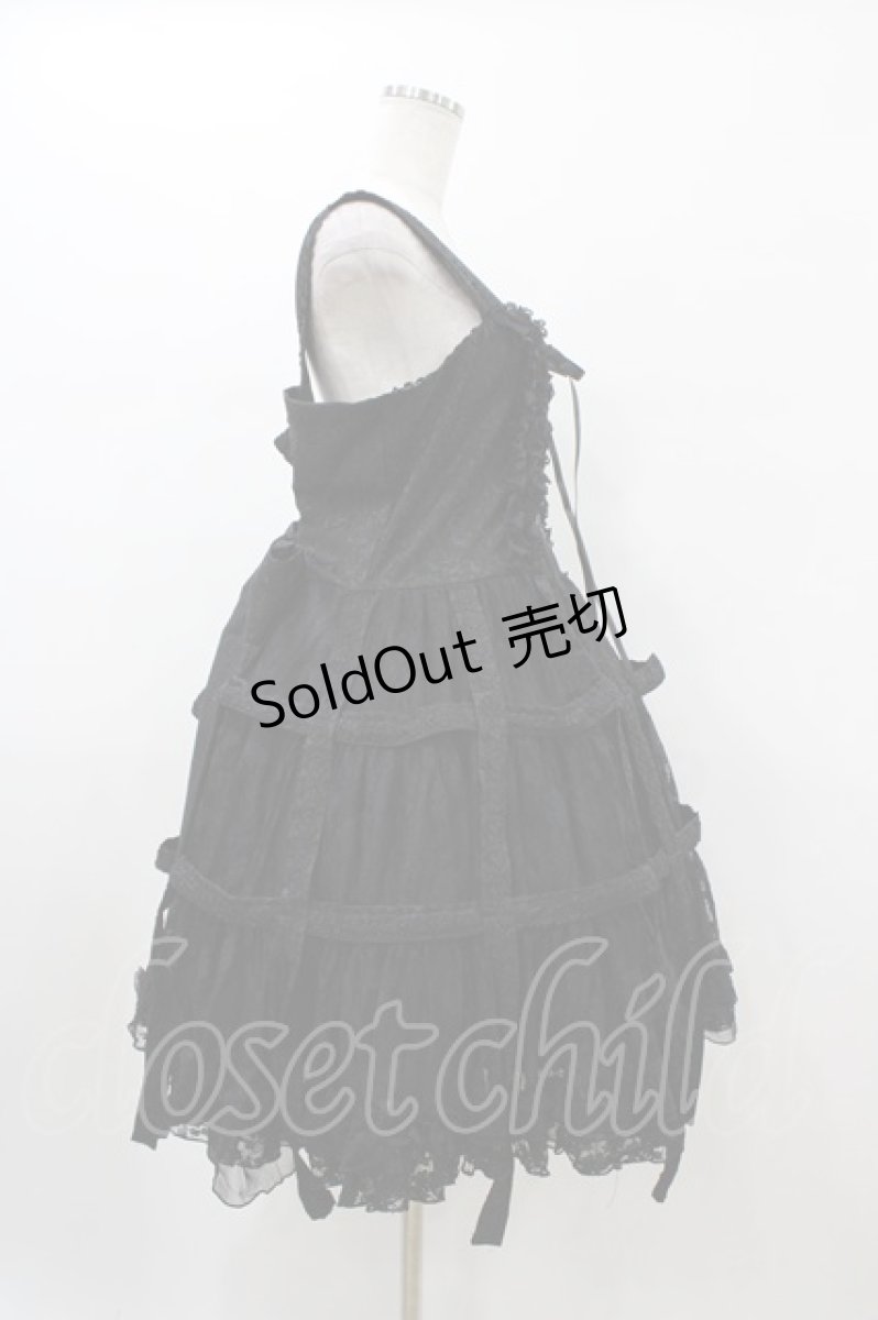 画像3: h.NAOTO / Rose Bird Cage Dress【XL size】  ブラック H-26-01-25-1034-HN-OP-KB-ZH (3)