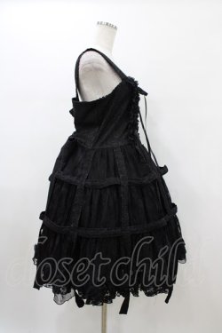 画像3: h.NAOTO / Rose Bird Cage Dress【XL size】  ブラック H-26-01-25-1034-HN-OP-KB-ZH
