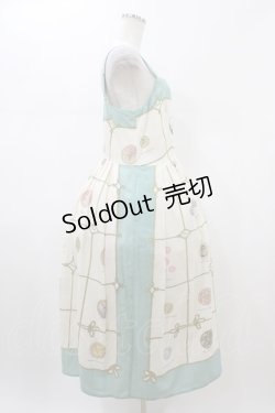 画像3: Jane Marple Dans Le Salon / Precious buttons strap dress  ミント H-26-01-25-1036-JM-OP-KB-ZH