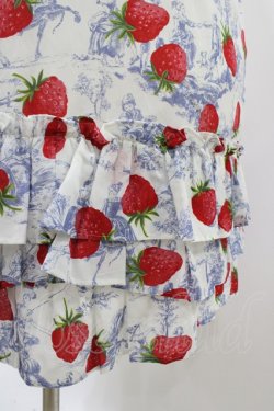 画像4: Jane Marple / A day in jouyフリルトリミングスカート  Blue×Silver grey H-26-01-25-1037-JM-SK-KB-ZH