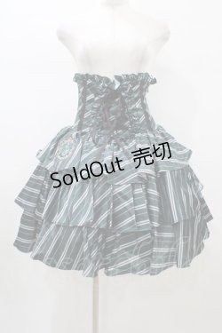 画像1: ATELIER PIERROT / ハリー・ポッター フリルコルセットスカート  スリザリン（グリーン） H-26-01-25-1039-EL-SK-KB-ZH