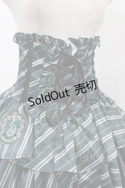 画像4: ATELIER PIERROT / ハリー・ポッター フリルコルセットスカート  スリザリン（グリーン） H-26-01-25-1039-EL-SK-KB-ZH