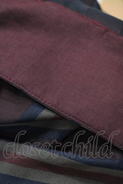 画像3: Jane Marple Dans Le Salon / Old England stripe quatre tuck skirt M ワイン H-26-01-25-1043-JM-SK-KB-ZH