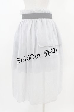 画像2: PUTUMAYO / シフォンレイヤードドットスカート  ブラック×グレー H-26-01-25-1045-PT-SK-KB-ZH