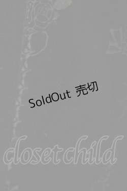 画像6: FRILL / レース切替プリント別珍コート  ブラック H-26-01-25-1009-HN-CO-KB-ZH