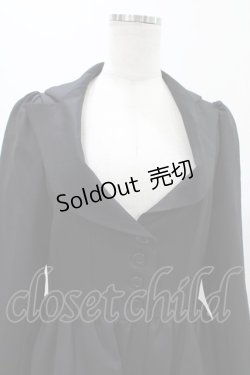 画像4: BPN / フリルロングジャケット  ブラック H-26-01-25-1010-GO-JA-KB-ZH