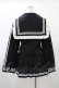 画像2: DimMoire / REFLEM×DimMoire/ロゴ刺繍セーラーSET UP  黒×白 H-26-01-25-1014-0-OP-KB-ZH (2)
