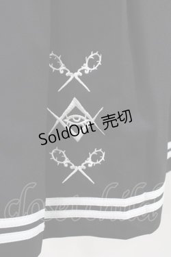 画像5: DimMoire / REFLEM×DimMoire/ロゴ刺繍セーラーSET UP  黒×白 H-26-01-25-1014-0-OP-KB-ZH