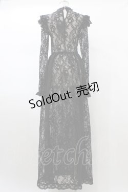 画像2: KILL STAR / Enmity Maxi Dress XS ブラック H-26-01-25-1015-SL-OP-KB-ZH