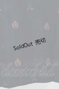 画像5: Jane Marple / British jacquard tablier dress  ネイビー H-26-01-25-1016-JM-OP-KB-ZH