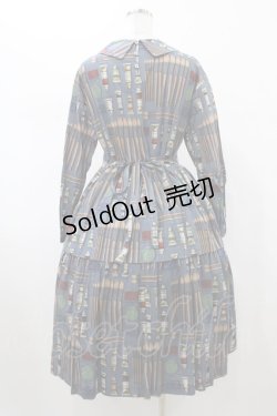 画像2: Jane Marple / Painting Kitティアードドレス  スティールブルー H-26-01-25-1018-JM-OP-KB-ZH