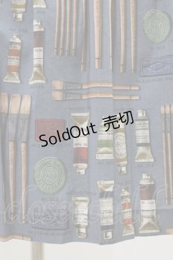 画像5: Jane Marple / Painting Kitティアードドレス  スティールブルー H-26-01-25-1018-JM-OP-KB-ZH