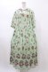 画像1: Jane Marple Dans Le Salon / Viola gardenラウンドカラードレス  シトロングリーン H-26-01-25-1019-JM-OP-KB-ZH (1)