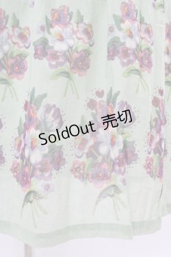 画像5: Jane Marple Dans Le Salon / Viola gardenラウンドカラードレス  シトロングリーン H-26-01-25-1019-JM-OP-KB-ZH