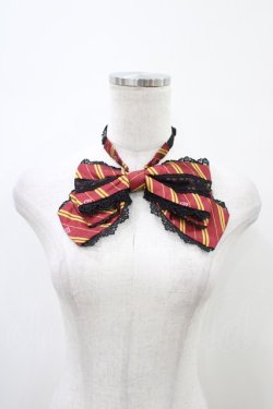 画像1: ATELIER PIERROT / ハリー・ポッター トリプルリボンタイ  グリフィンドール（レッド） H-26-01-25-1004-EL-ZA-KB-ZH