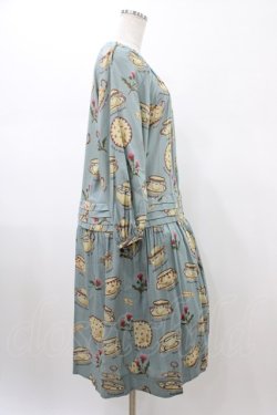 画像3: Jane Marple / Tea for two fluffy dress  ブルーグレー H-26-01-25-1020-JM-OP-KB-ZH