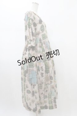 画像3: Jane Marple Dans Le Salon / The grand houseフラッフィードレス  ピンクベージュ H-26-01-25-1023-JM-OP-KB-ZH