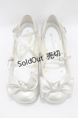 画像1: Shirley Temple / リボンストラップシューズ 24.5cm ゴールド H-26-01-25-060-ET-SH-KB-ZH