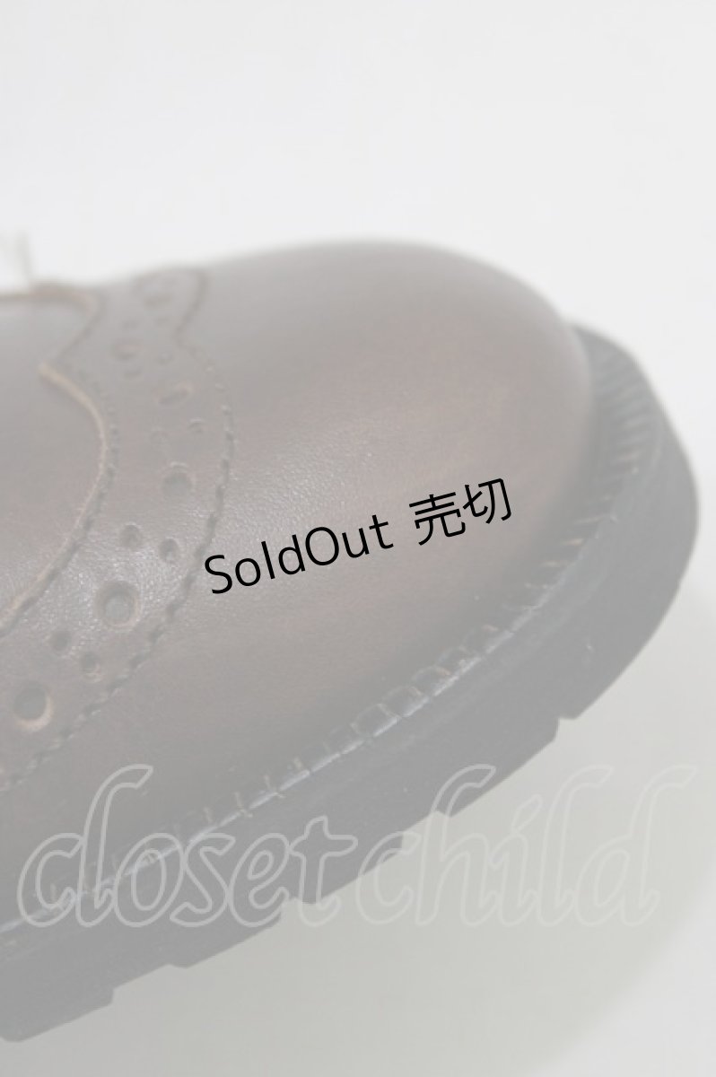 画像5: Jane Marple / 4ストラップシューズ S ブラウン H-26-01-25-064-JM-SH-KB-ZH (5)