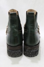 画像3: Jane Marple Dans Le Salon / モンクストラップアンクルブーツ S グリーン H-26-01-25-065-JM-SH-KB-ZH (3)