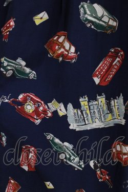 画像4: Jane Marple Dans Le Salon / The good oldフリルヨークドレス  ネイビー H-26-01-25-006-JM-OP-KB-ZH