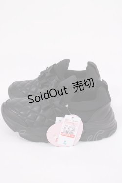 画像2: m petit by misako / サンリオキャラクターズコラボ クロミ スニーカー L ブラック H-26-01-25-2001-LO-SH-NS-ZH