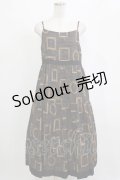 Jane Marple / Eternal Framesストラップドレス  チャコールグレー H-26-01-25-009-JM-OP-KB-ZH