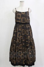 画像1: Jane Marple / Eternal Framesストラップドレス  チャコールグレー H-26-01-25-009-JM-OP-KB-ZH (1)