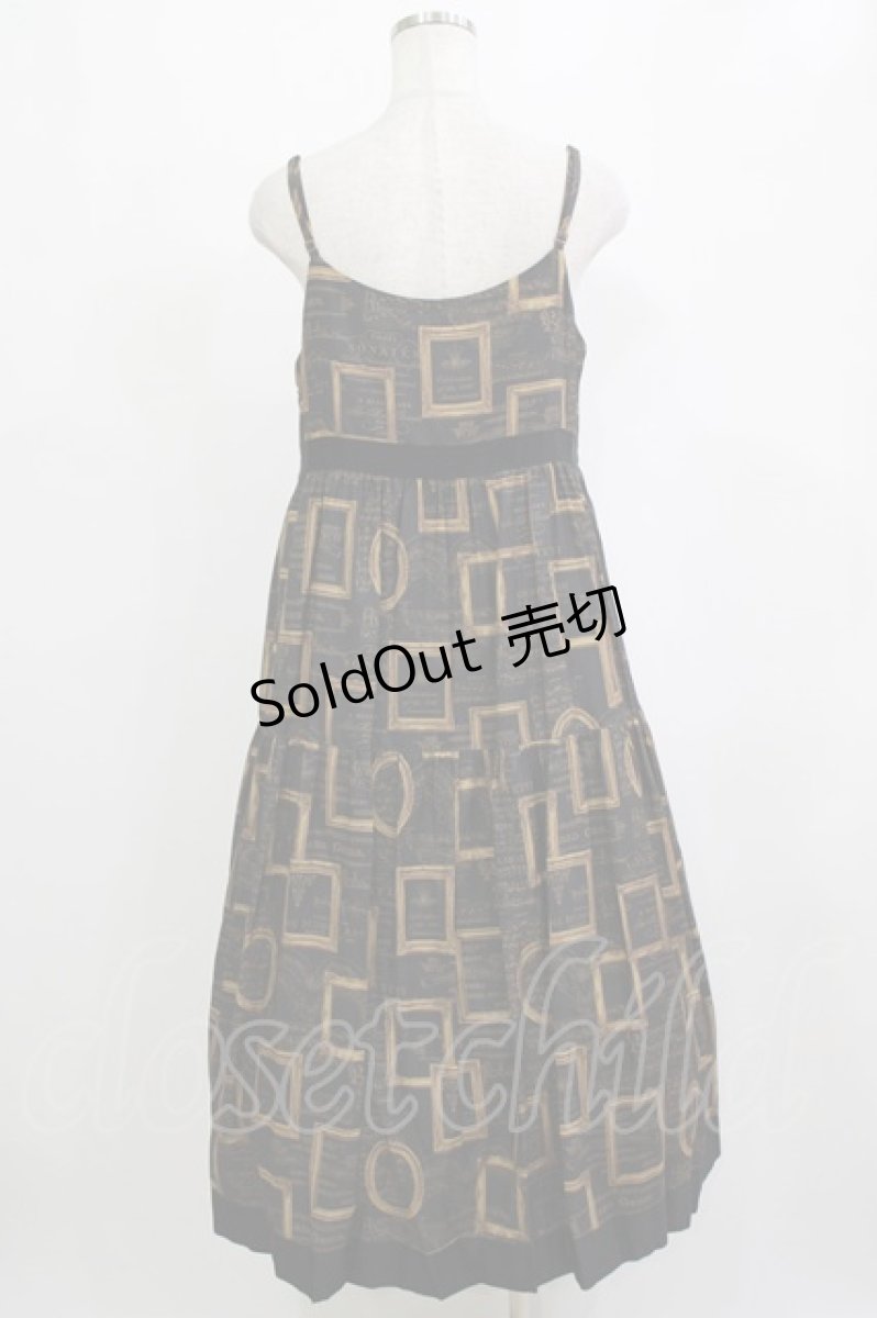 画像3: Jane Marple / Eternal Framesストラップドレス  チャコールグレー H-26-01-25-009-JM-OP-KB-ZH (3)