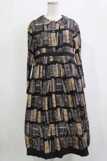 画像1: Jane Marple / Agatha’s libraryブックワームドレス  チャコールグレー H-26-01-25-010-JM-OP-KB-ZH (1)