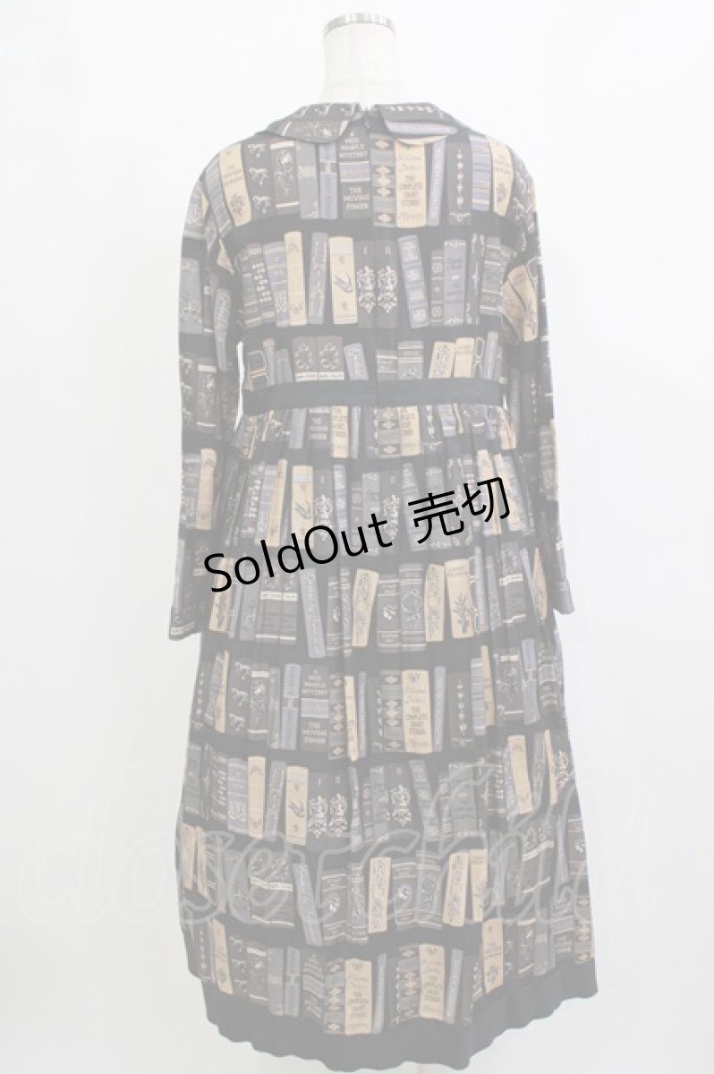 画像3: Jane Marple / Agatha’s libraryブックワームドレス  チャコールグレー H-26-01-25-010-JM-OP-KB-ZH (3)