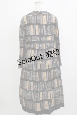 画像3: Jane Marple / Agatha’s libraryブックワームドレス  チャコールグレー H-26-01-25-010-JM-OP-KB-ZH