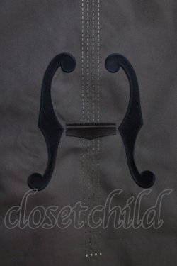 画像4: Jane Marple / Violin embroideryストラップドレス  ブロンズ H-26-01-25-001-JM-OP-KB-ZH