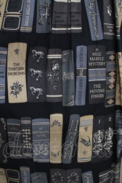 画像4: Jane Marple / Agatha’s libraryブックワームドレス  チャコールグレー H-26-01-25-010-JM-OP-KB-ZH