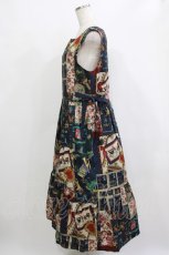 画像2: Jane Marple / All You Need Is Loveタブリエドレス  ネイビー H-26-01-25-011-JM-OP-KB-ZH (2)