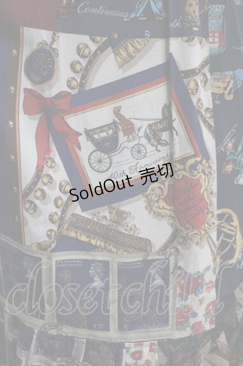 画像4: Jane Marple / All You Need Is Loveタブリエドレス  ネイビー H-26-01-25-011-JM-OP-KB-ZH (4)