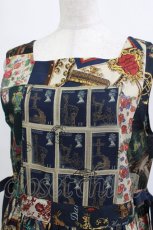 画像5: Jane Marple / All You Need Is Loveタブリエドレス  ネイビー H-26-01-25-011-JM-OP-KB-ZH (5)